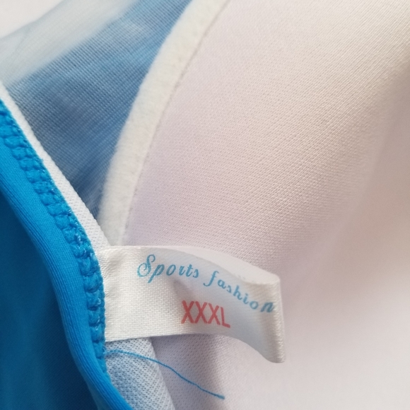 SOLD 🎉BIKINI PLUS SIZE 3XL FRINGE ROYAL BLUE 2 PI - Picture 6 of 9